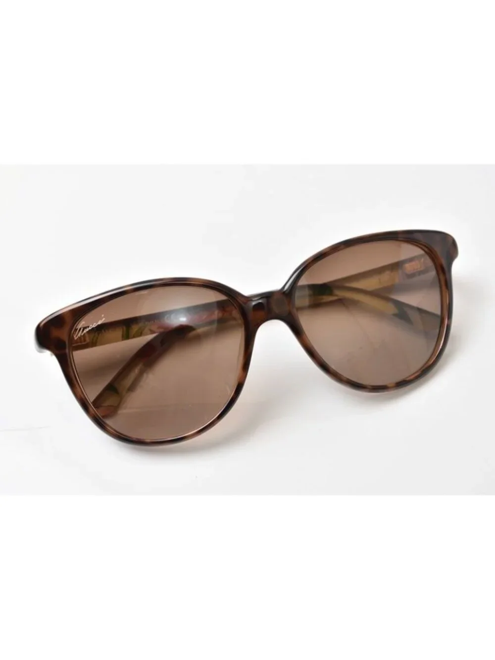 Gucci Sunglasses Eyewear S Brown Marble Floral